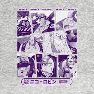 Franky One Piece Dark Purple T-Shirt